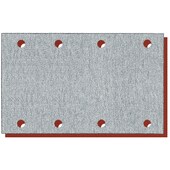 Klett-Schleifpapier Uni 93 x 178 mm, K 60, Lochung 2 x 4